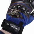 thumbnail image 4 of HUGFEGWE Gants de Cyclisme, Style Punk Demi-Doigts, Gants Gothiques Vintage en Cuir Mitaines Sans Doigts, Gants Punk Skulls Rivets U2537-14729, 4 of 7