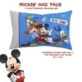 thumbnail image 6 of Disney Mickey Mouse 4 Piece Bedding Sets, Toddler Bed with Comforter, Fitted Sheet, Flat Top Sheet, Pillowcase, 6 of 8
