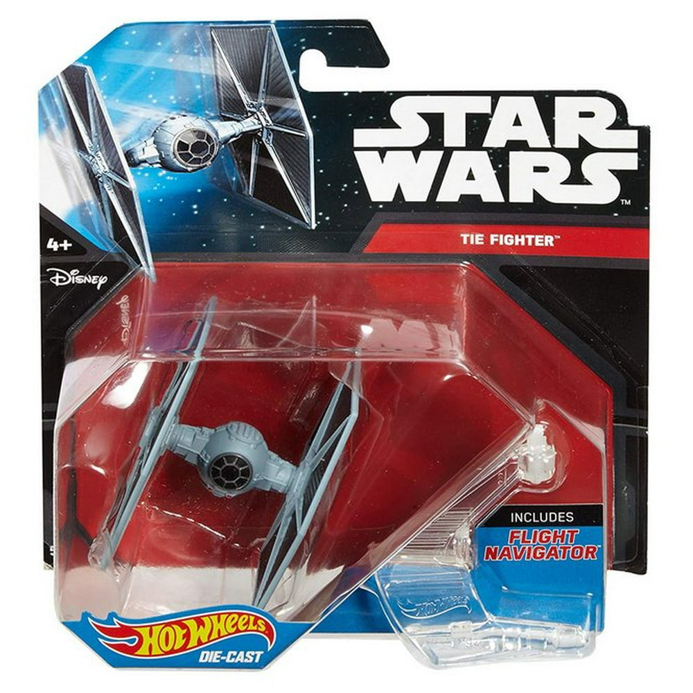 Star Wars Hot Wheels Blue TIE Fighter Starships Toy Vehicle Walmart