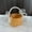 #B, variant on Wicker Rattan Flower Girl Basket,Pearl Handle Wedding Flower Girl Basket Home Decorations