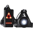 thumbnail image 1 of Luz para correr, luz corporal recargable por USB de 3 modos con luz trasera y correa ajustable para corredores nocturnos, jogging, senderismo, acampada y senderismo, 1 of 5