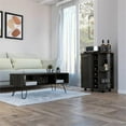 thumbnail image 4 of Pemberly Row 2 Piece Living Room Set in Brown Engineered Wood, 4 of 6