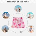 thumbnail image 6 of Kids' Beach Pants Comfortable Swim Trunks Hand-drawn Hearts Shorts for Pool Vacation and Lounge Wear 2T, 6 of 8
