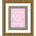 thumbnail image 1 of Robinson, Tamara 20x24 Gold Ornate Wood Framed with Double Matting Museum Art Print Titled - Always Kiss Me Goodnight, 1 of 4