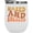 White, variant on Dazed and Engaged, Engagement, Wedding or Marriage Quote, Groovy Retro Wavy Text Merch Gift, White 12oz Wine Tumbler