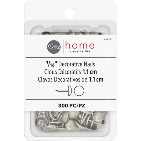 UPC: 0072879442540 | Dritz Home Decorative Nails 7/16 Smooth Slv 300pc