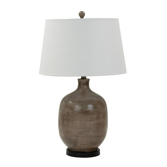 homeroots Éclairage 397214 Ensemble de 2 Lampes de Table Transitionnelles Marron