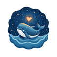 thumbnail image 3 of cartoon Whale Theme Stickers, Waterproof Whale Theme Sticker for Water Bottle Laptop Phone Cases Planner Skateboard Luggage Helmet Party Favor Decor, Ideal for Adults Teens Teacher Rewards, 3 of 9