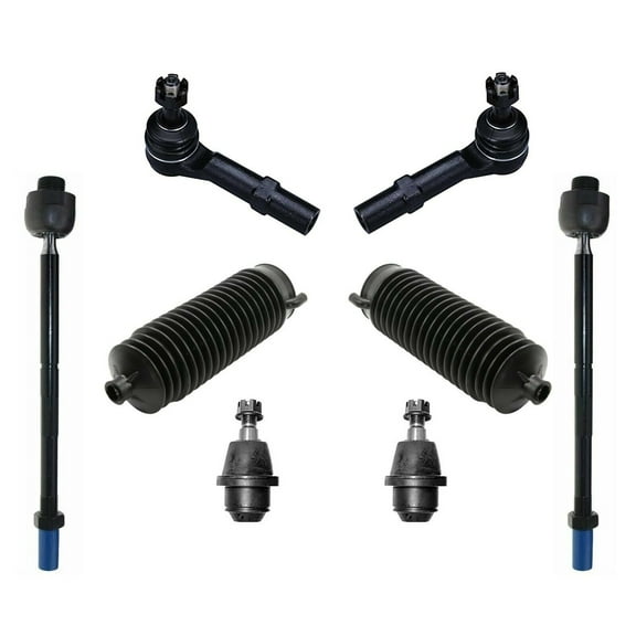 8 Pc Suspension Kit Inner & Outer Tie Rod Ends, Lower Ball Joints & Bellow Boots Fits select: 2007-2013 CHEVROLET SILVERADO, 2007-2014 CHEVROLET TAHOE