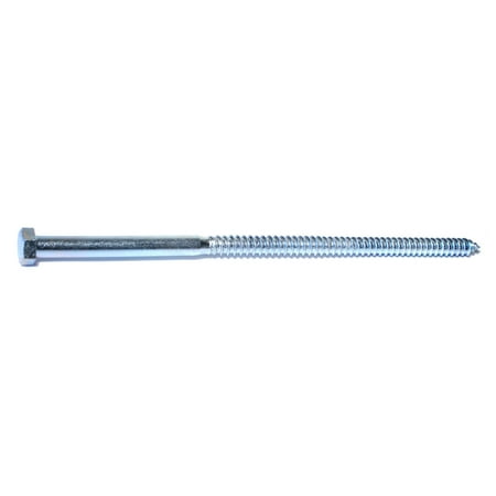 

1/2 x 12 Zinc Grade 2 / A307 Hex Head Lag Screws HLSHS-552 (25 pcs)