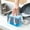 Blue, variant on Bdday Kitchen Soap Dispenser Dishwashing Brush Automatic Liquid Dispenser 2-in-1 Soap Dispenser Kitchen Sponge Rack 350ml Sink Soap Dispenser Cleaning Concentrate Box