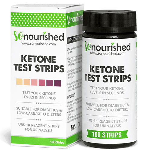 So Nourished Ketone Test Strips 100 ct
