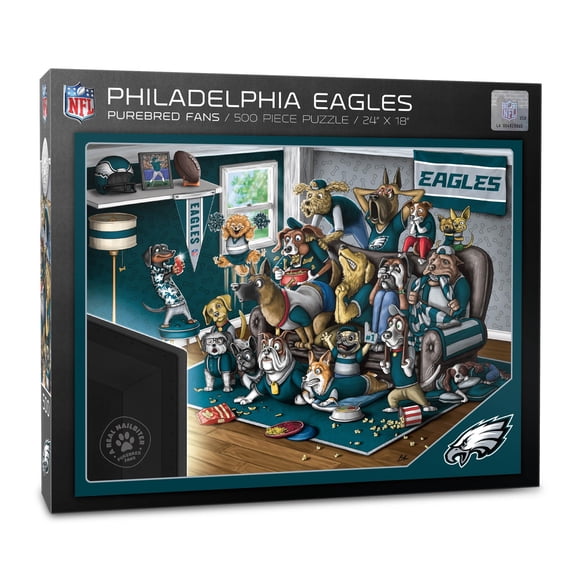 Puzzle YouTheFan NFL A Nailbiter Purebred Fans 500 piezas