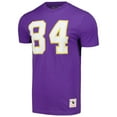 thumbnail image 2 of Men's Mitchell & Ness Randy Moss Purple Minnesota Vikings 40th Anniversary Retired Player Name & Number T-Shirt, 2 of 3