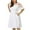 White, variant on Patlollav Summer Dresses,Womens Plus Size Solid Casual Lace Short Sleeve Dress