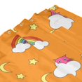 thumbnail image 3 of DouZhe Rainbows Moons Stars Cats Pattern Shower Curtain, Waterproof Bath Curtains for Bathroom Decorations, 72 x 72 inches, 3 of 7
