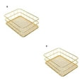 thumbnail image 3 of maskred Panier de Rangement en Métal 1/2/3 Panier de Rangement en Treillis Métallique Doré Multifonctionnel Doré S 2 Pcs, 3 of 6
