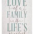 thumbnail image 3 of "Stratton Home Decor Farmhouse White "The Love of a Family" Wall Art, 10" x 20"", 3 of 4