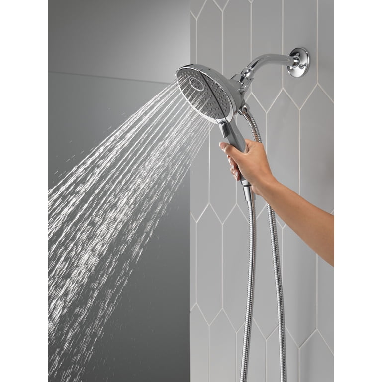 Delta 4-Spray Hand Shower and Shower Head Combo in Chrome 58467