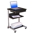 thumbnail image 1 of Pemberly Row Metal Computer Student Laptop Desk in Graphite, 1 of 2
