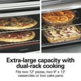 thumbnail image 3 of Hamilton Beach Countertop Toaster Oven with Convection & Rotisserie, Extra Large Capacity, Black, 3 of 9