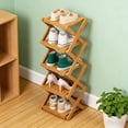 thumbnail image 5 of MKHSQHDG Today's Deals Tier Foldable Shoe Rack Organizer Shelf Space Saving Storage for Entryway Closet Bedroom Corner, 5 of 5