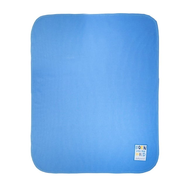 Manta de algodón Baby Mink Sábana Termal Azul