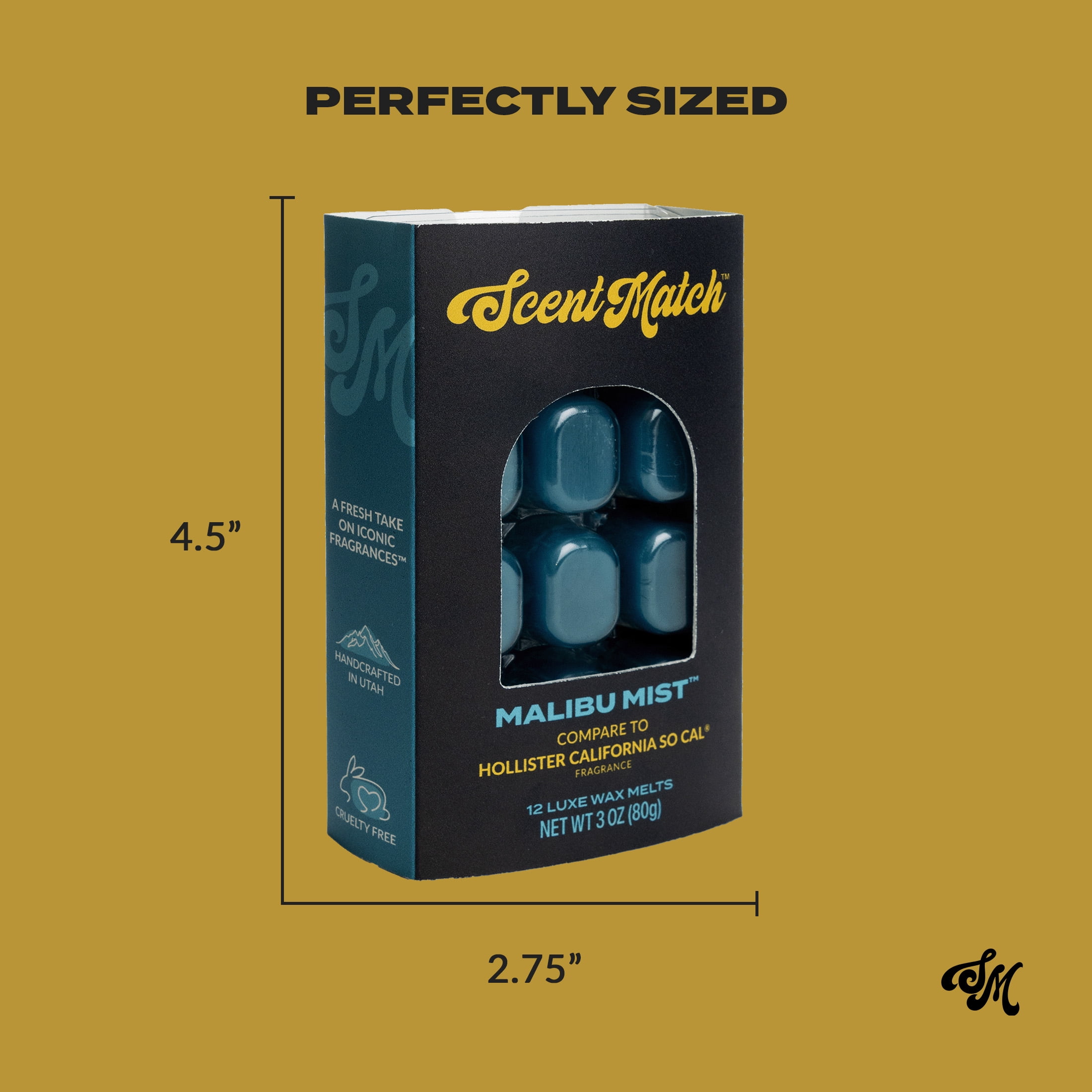 (3 pack) IllumiScents ScentMatch, 3 oz Wax Melts, Mailibu Mist (Compare to: Hollister SoCal®)