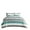 Aqua/Grey, variant on Gracie Mills Ware Striped Comforter Set with Bed Sheets - GRACE-15243
