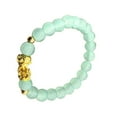 thumbnail image 2 of Fashionable Light Green Beaded Bracelet - Fine Craftsmanship, Easy to Match, Perfect Jewelry Gift (1 Piece), 2 of 5
