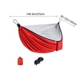 thumbnail image 3 of Portable Mesh Hammock with Spreader Bars and Carrying Bag, Breathable and Easy to Install for Camping, Backyard and Patio, 3 of 6