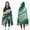 Teal Marble Gold-1, variant on Wearable Blanket,Beige Gold Teal Splash Pattern Hooded Wearable Flannel Blanket for Adults & Teens,Winter Poncho Shawl Wrap Cape Cozy Anti-Pill,50"x60"