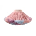 thumbnail image 2 of XXWXYD Girls Pleated Tu𝗍u Skirt Multi Layer Fluff𝗒 Tulle Ballet Pettiskirt Princess Par𝗍y Dress Up Short Skirt Birthday Costum𝖾 Flared Dance Wear Toddler, 2 of 5