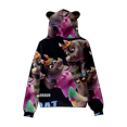 thumbnail image 4 of Boys Goat Movie 3D Figure Printed Hoodie Kids Goat Will Harris Cat's Ear Shaped Sweatshirt, 4 of 4
