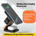 thumbnail image 2 of Foldable 3 in 1 Charging Station for iPhone, Magnetic Fast Phone Charger for Travel, Wireless Charger Pad for iPhone 15/14/13/12/Pro/Max/Mini,AirPods Wireless/Pro,iWatch Ultra/SE/9/8/7/6/5/4/3/2, 2 of 12