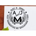 thumbnail image 2 of Tampon en Caoutchouc Monogramme pour Retour d'Encre, 2 of 2