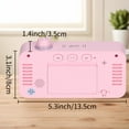 thumbnail image 6 of REGALWOVEN Triple Digital Alarm Clock with Big Numbers Display, Temperature, Snooze for Deep Sleepers Teens Pink, 6 of 6