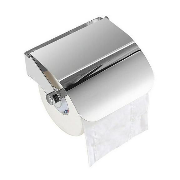 Toilet Paper Holder, Toilet Paper Roll Holder Wall Mounted, Fits Mega Roll, Stainless Steel Tissue Roll Dispenser Storage