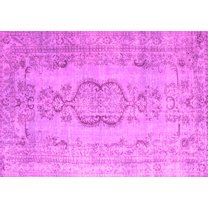 Ahgly Company Indoor Rectangle Persian Pink Bohemian Area Rugs, 2' x 4'
