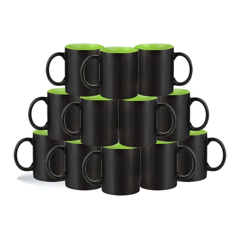 16 oz. Ceramic Mug (Willow Green/Black)