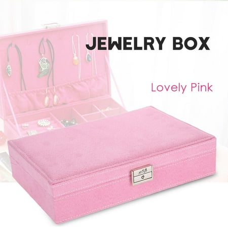Rose Remembrance Box - 5 Colors Jewelry Storage Case Hilitand Lovely Princess Ring Earrings Necklace Bracelet Storage Case Necklace Jewelry Box