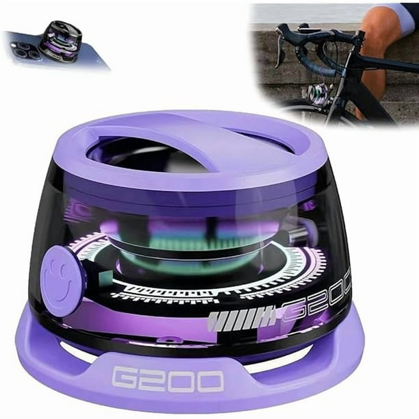 wonima44 Multifunctional G200 Magnetic Bluetooth Speaker,Waterproof Wireless Speaker 5.3 with Lanyard,Small Bluetooth Speaker with Multi-RGB Color Light and Phone Holder for Metal Surface,7H Playtime