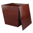 thumbnail image 4 of Winsome Mezo storage cube in walnut finish, 4 of 9
