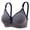 1-Dark Blue, variant on Ersazi Bralettes For Women With Support Woman'S Embroidered Glossy Comfortable Breathable Bra Underwear No Rims Hot Pink S