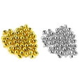 thumbnail image 4 of 200Piezas Jingle Bells Llavero Colgante Campanas Artesanías Campanas para mascotas DIY Árbol Colgante (10 mm, dorado, plateado para cada 100 piezas), 4 of 5