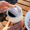 thumbnail image 5 of Klean Kanteen Rise 10oz Lowball - Stainless Steel Tumbler with Flip Lid - Tofu, 5 of 8