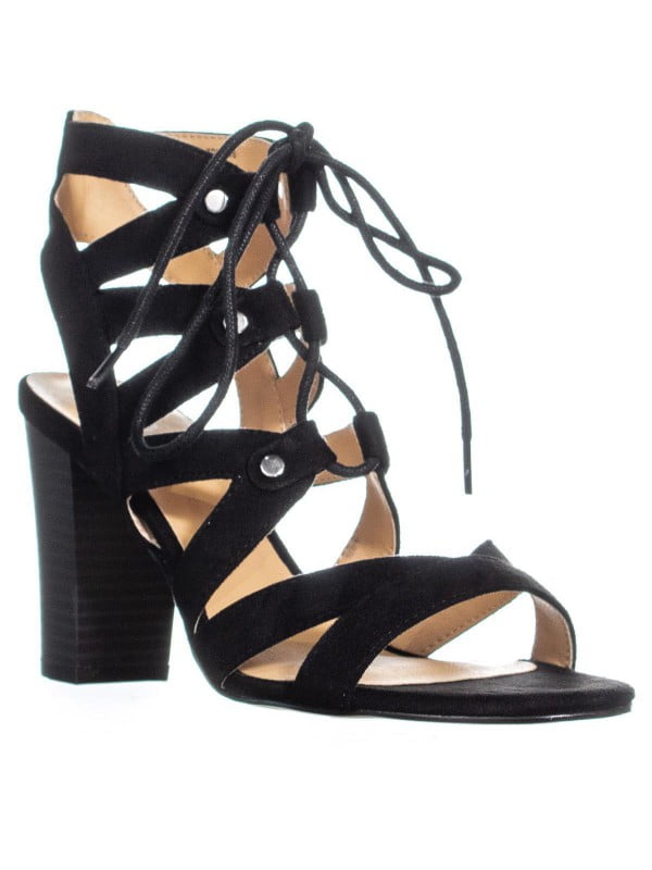 xoxo black sandals