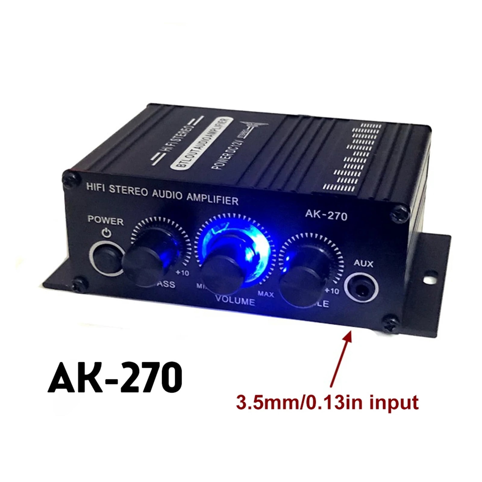 AK380/AK270/AK170 800W 12V Hifi Power Amplifier Stereo Home Car Amp Car Speaker Class D Car Home Sound Power Amp