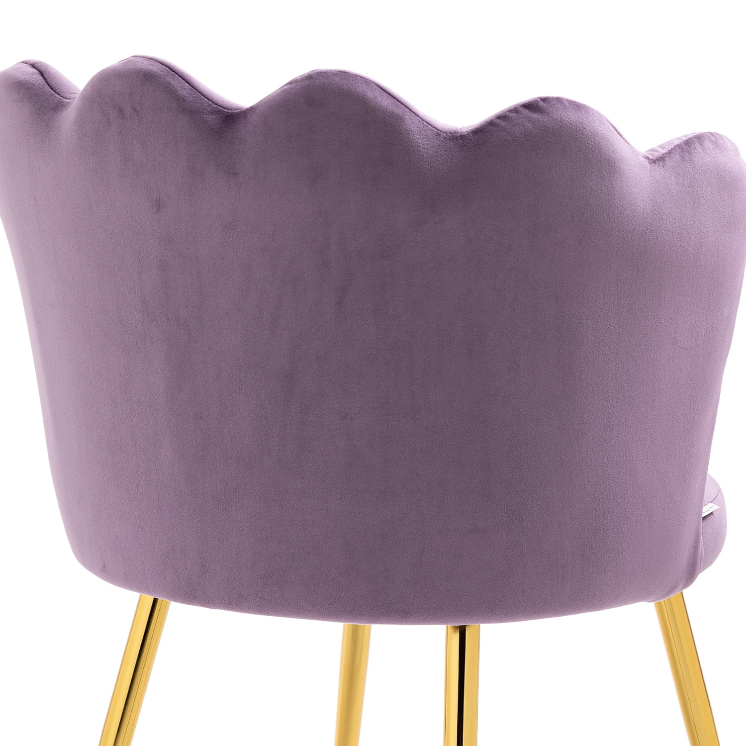 Kepooman Modern Accent Arm Chairs, Mid-Century Upholstered Side Seat with Solid Metal Legs, Purple Kepooman Modern Accent Arm Chairs, Mid-Century Upholstered Side Seat with Solid Metal Legs, Purple