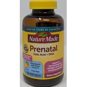 Nature Made Prenatal with Folic Acid + DHA Softgels, Prenatal Vitamin and Mineral Supplement, 150 Count